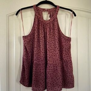 Hippie Rose Sleeveless  Rayon boho  Tank Top S